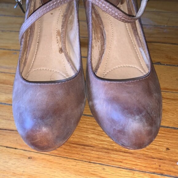 FRYE mary Jane strap slate. Good but we’ll worn condition - Picture 4 of 7